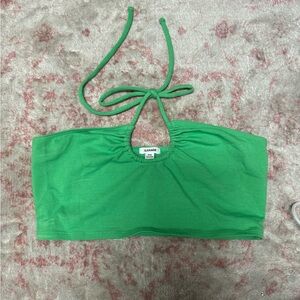 Garage Green Halter Top